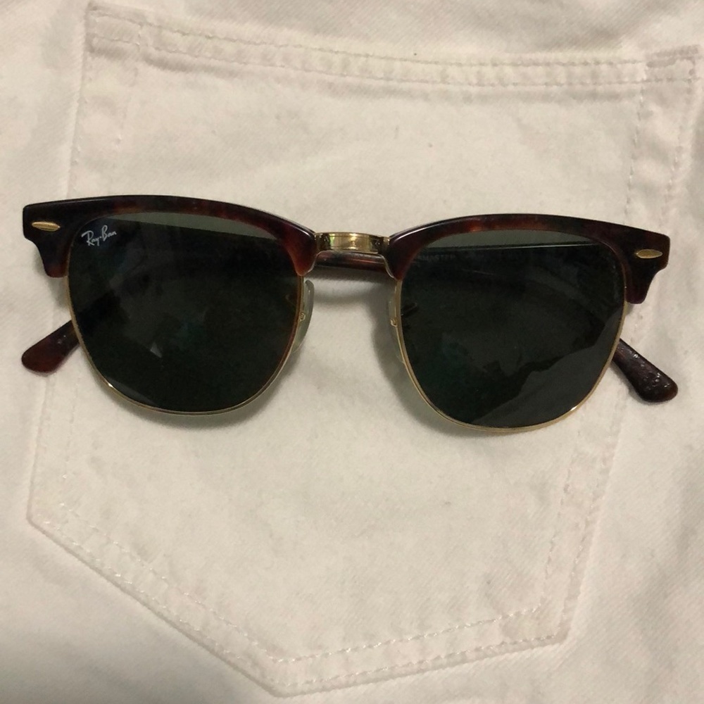 Ray-Ban RB3016 Clubmaster, Polished Tortoise Frame